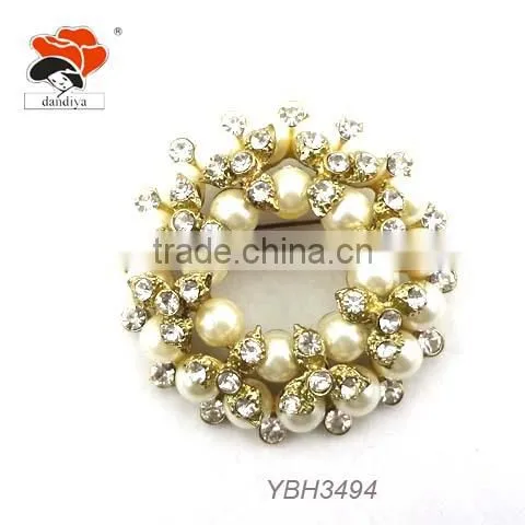 christmas gifts handmade bells cute alloy rhinestone high quality ribbon brooch