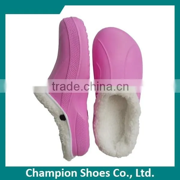 Kinds of Colorful Nursing Clogs with Fur
