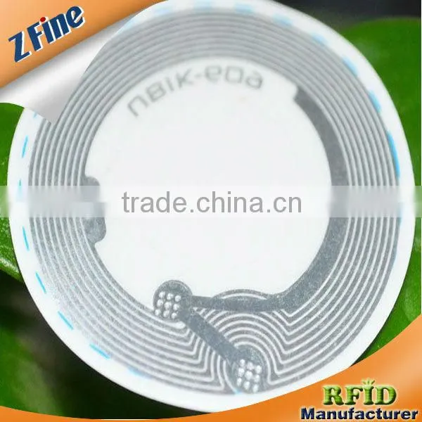 printable rfid nfc tag / label / sticker PET tag