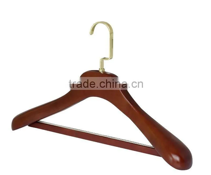 fee standing natural wooden clothes Hanger