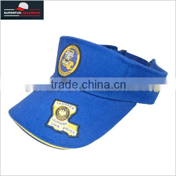 professional supplier high quality running sun visor hats