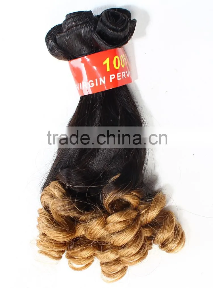 high quality FUMI HAIR 100% human bundles peruvian virgin hair