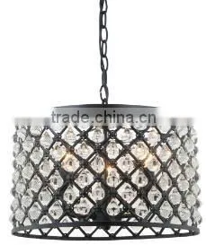 Crystal Round Pendant Light
