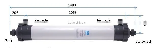 china supplier uf membrane water purifier for agricultural water reclaim