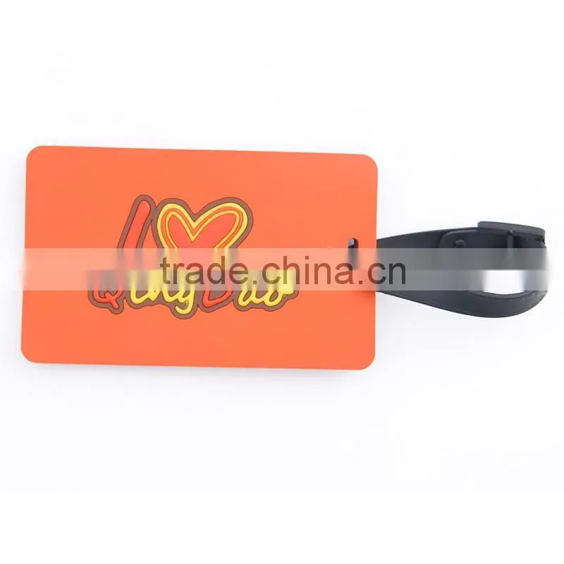 eco-friendly PVC luggage tag comply with US standards