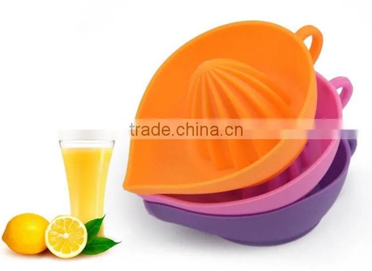 Silicone juicer press