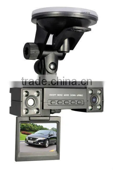 HD double lens,2inch TFT LCD screen,car black box,8night lights,car DVR