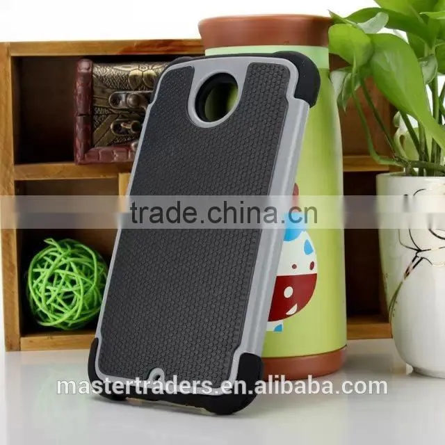 Cheap Hard PC Football Grain 3 in 1 Back Cover Case For HTC NEXUS 6 MT-3062