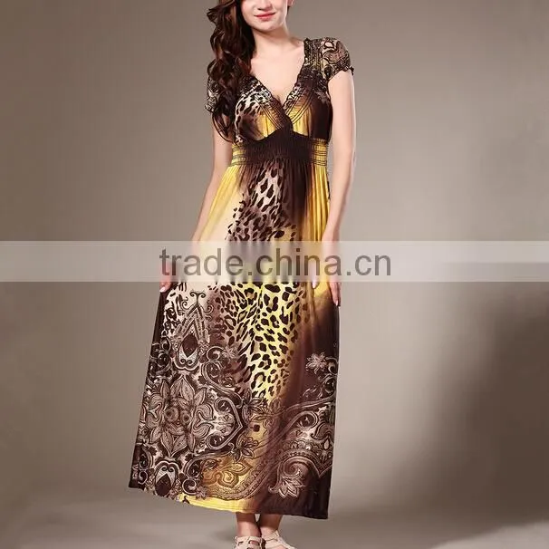 Leopard Pattern Lady Dress