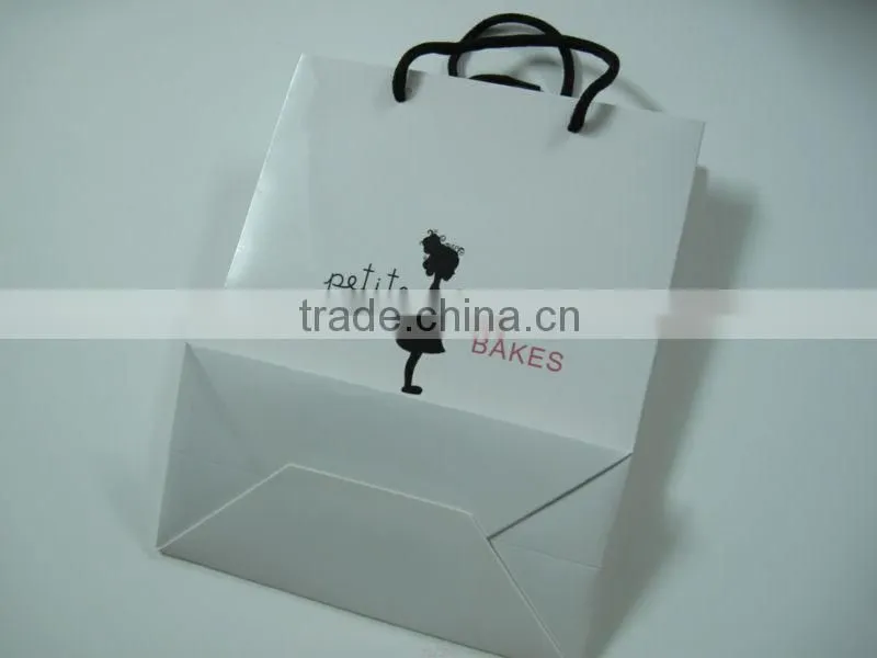 Elegant simple luxury high quality paper bags