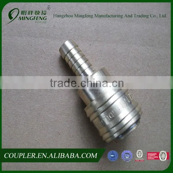 Hose Tail ARO Type stainless steel threaded hose nipple fitting