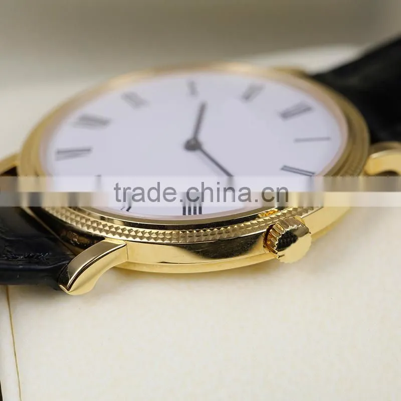 2015 Hot Selling genuine Leather Watch for men