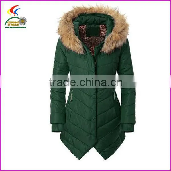 new design customized outdoor woman long down jacket