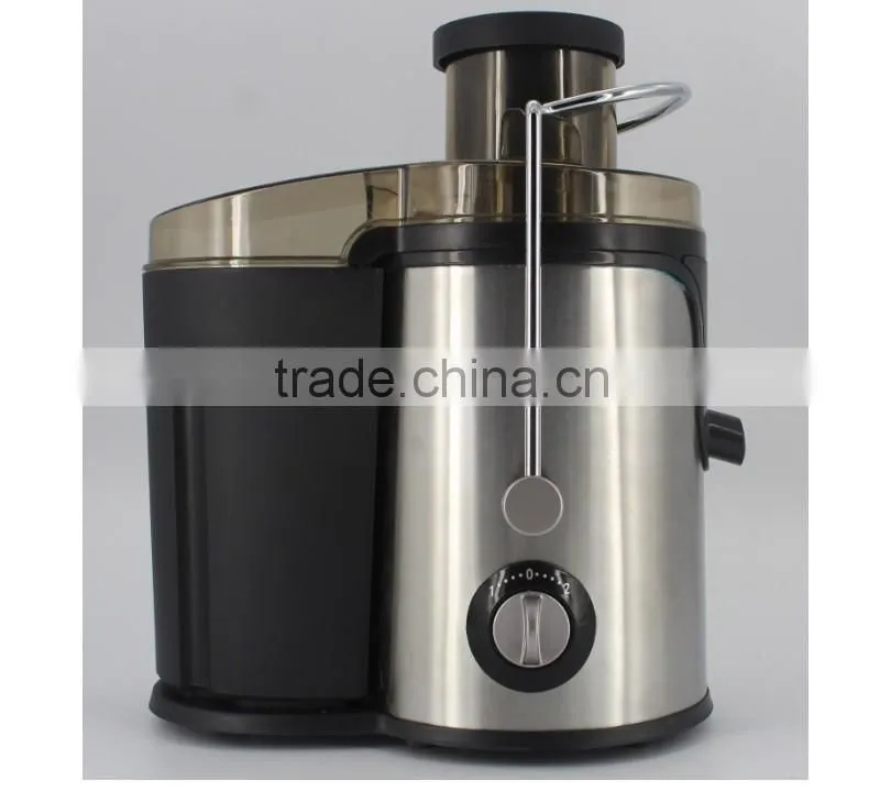 Stainless Steel Wide Feed Tube Electric Fruit Juicer 600w