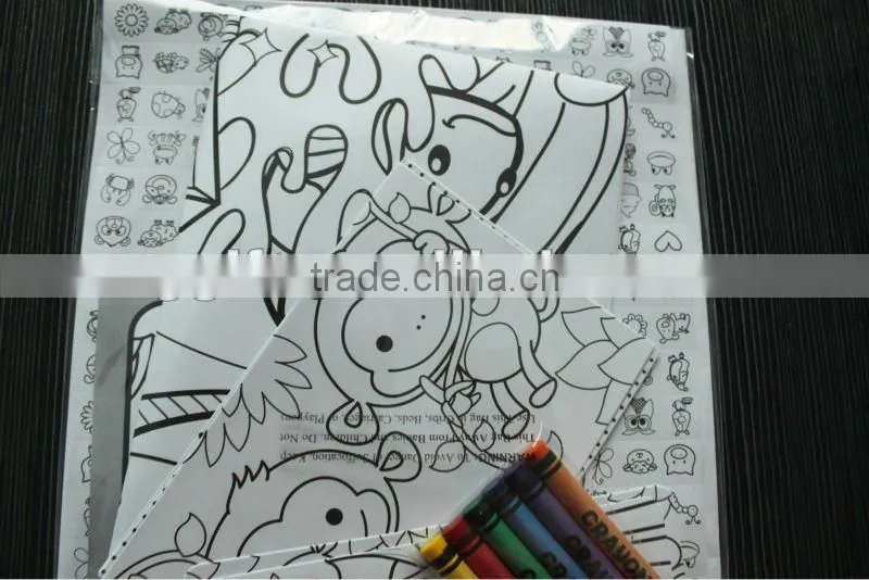 Children Coloring Activity Book