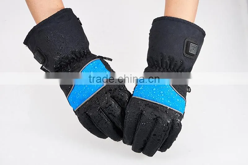 customized rechargeable heated gloves with battery