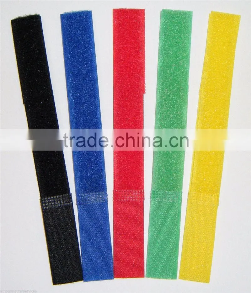 Wire Cable Marker Straps MultiPurpose Ties Hook Loop Computer Management