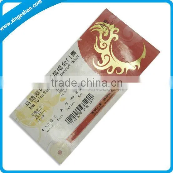 Top Quality 13.56mhz NFC RFID Ticket