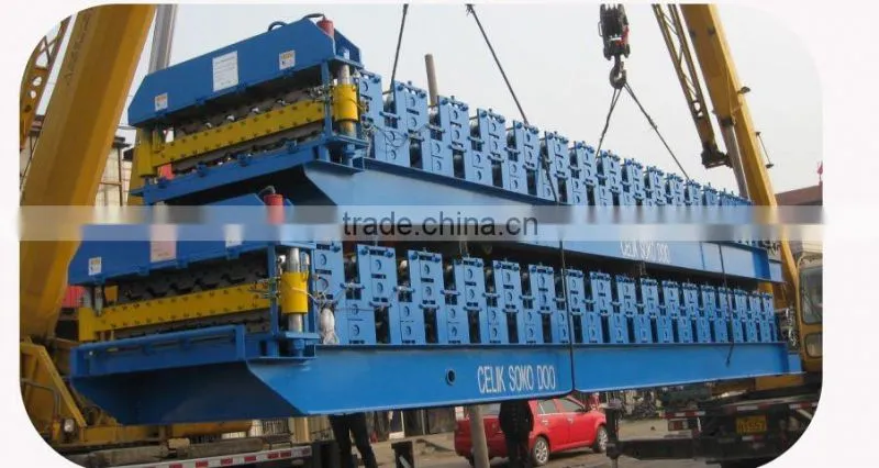 Durable in use most popular corrugated color roof tile machine