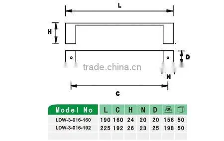 High quality oven handle and furniture knob