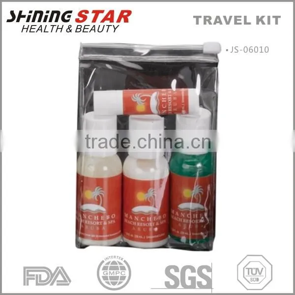 2015 hot selling travel kit with lipbalm and hand sanitizer gel