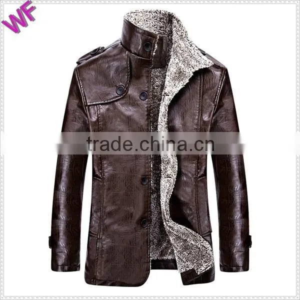 Custom Hight Quality European Mens Genuine Leather Jacket