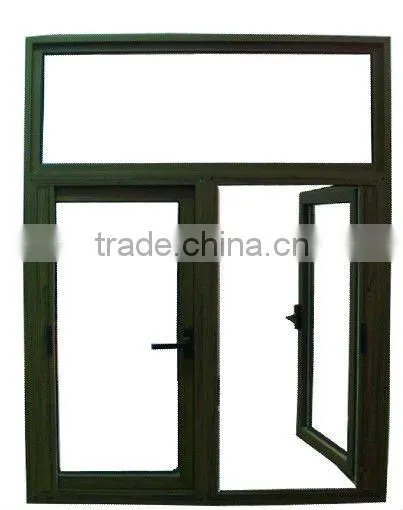 Fireproof Glass Swing window aluminum frame
