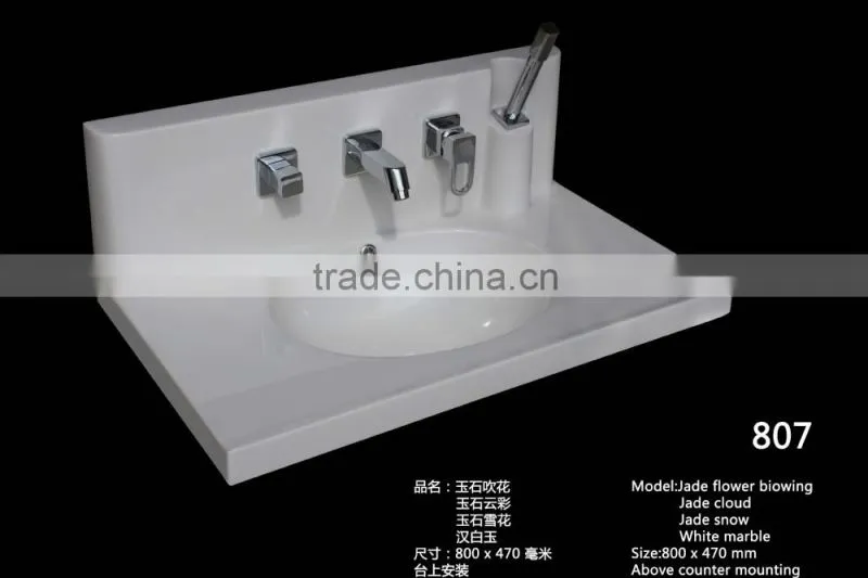 Bathroom counter top marble basin