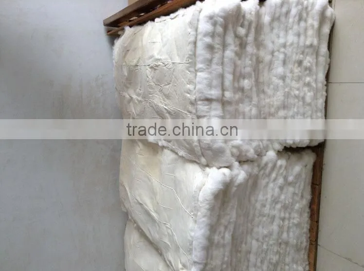 Factory price Thick and Warm 100% genuine rex rabbit fur plate