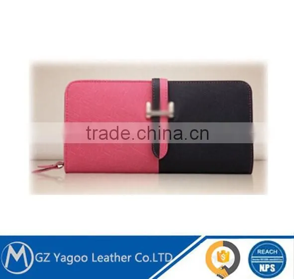 2016 factory price cheap designer slim wallet for women