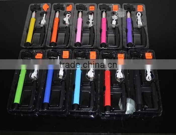 Colorful Smartphone selfie stick,Handheld selfie rod for Camera