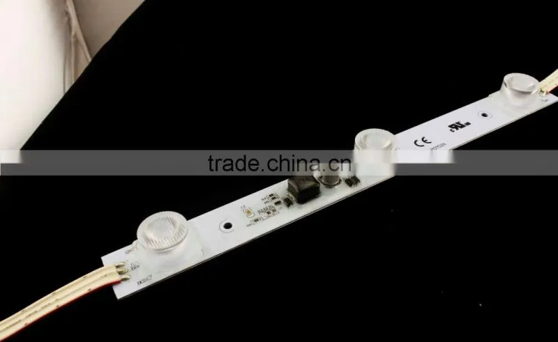 Shenzhen factory 3pcs smd Cree chip advertising box led module for sign with waterproof IP65