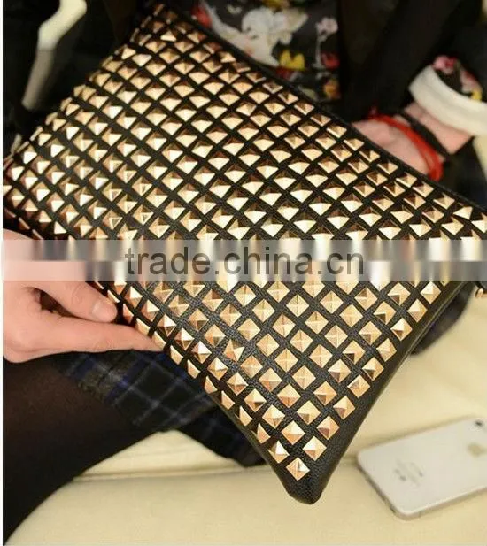 fahion 2013 dark white stone pattern handbags
