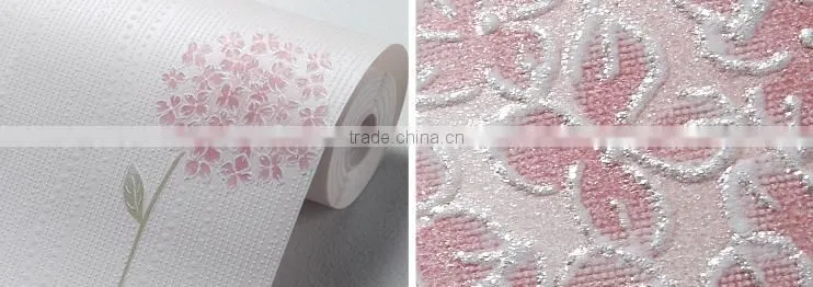 living room decoration country flower pattern 3D wallpaper for walls