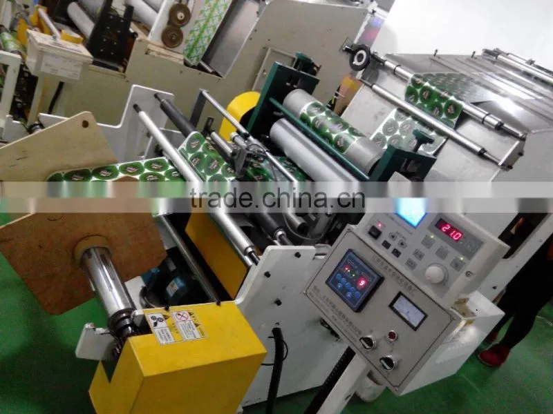 Flexo yogurt aluminum foil lid punching machine