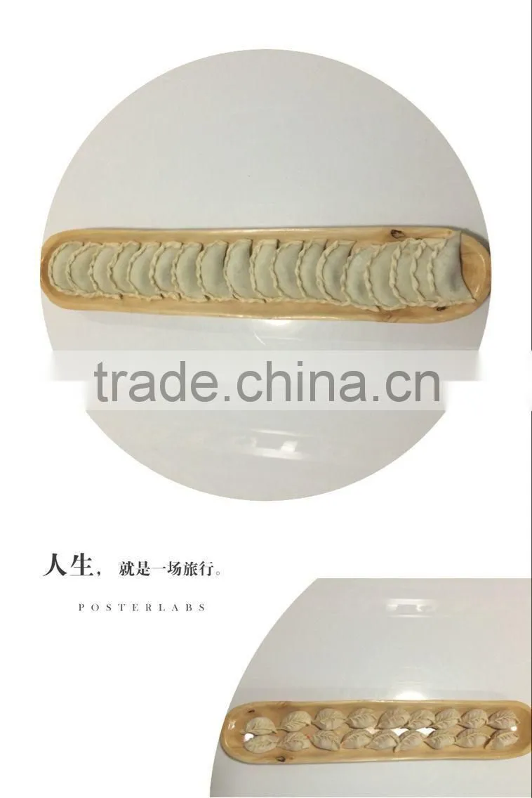 Handly carved Wooden Cheese Platter Serving Board fruit Long bowl