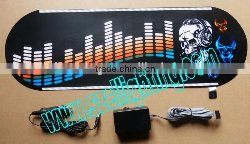 El flashing car sticker panel for decoration