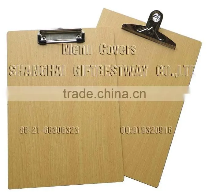 Menu board ,wood menu cover,wooden menu board