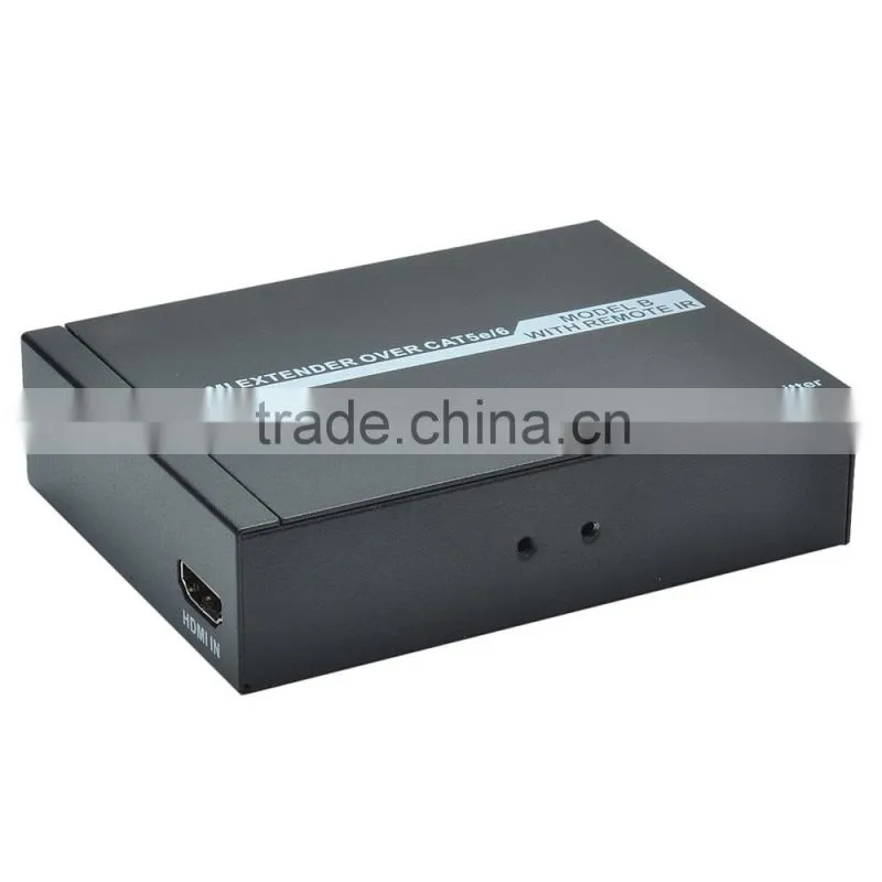 High Cost-effective HDMI Extender over Cat 5e/6 with IR Remote Control