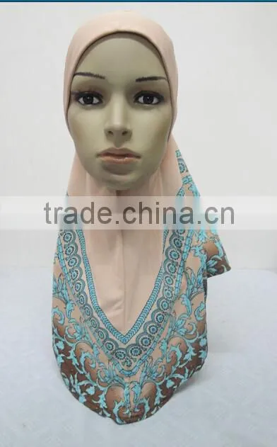 H294 latest muslim hijab with beautiful prints,muslim scarf