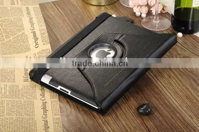 Bluetooth keyboard with leather case For ipad