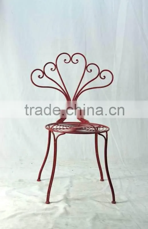 Vintage indoor and outdoor handmade wire chair
