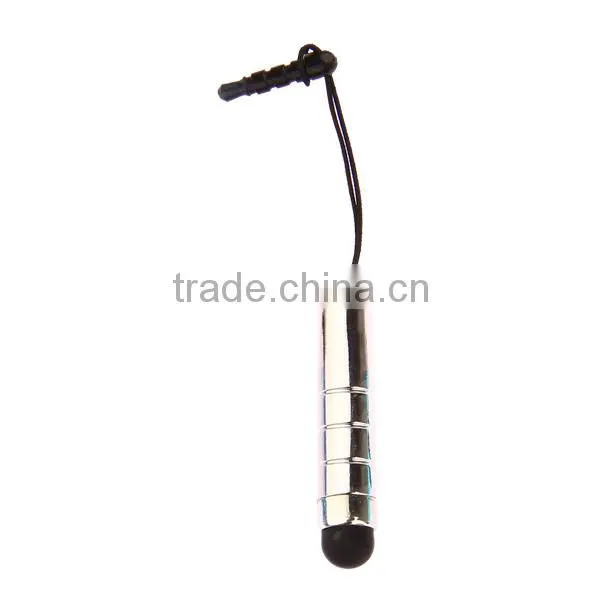 Purple Universal Touch Screen Dust Plug Tablet Stylus Pen