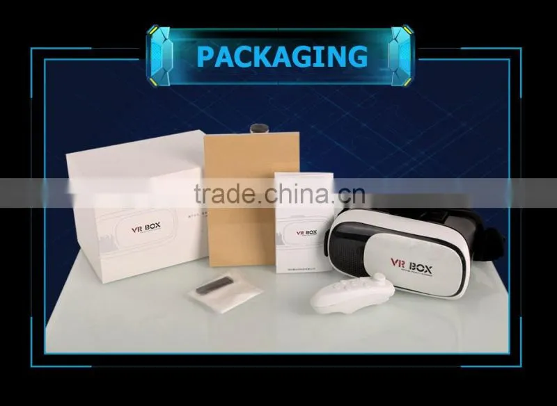 2016 China made hot sale VR case, 3d glasses VR box for blue film video