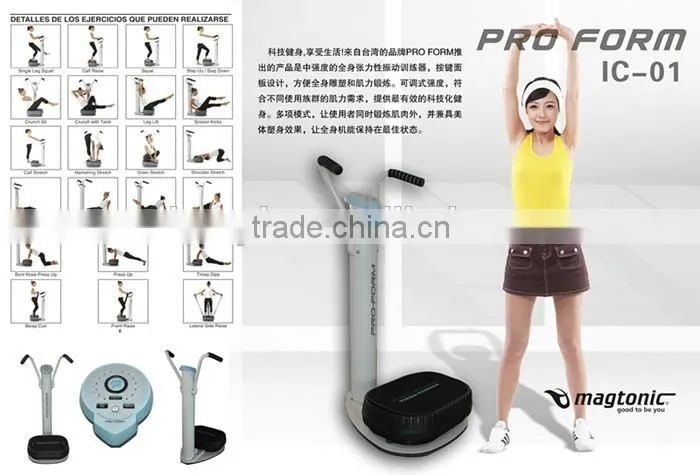 VIBRATION PLATFORM FITNESS MACHINE Crazy fit vibration(IC-01)