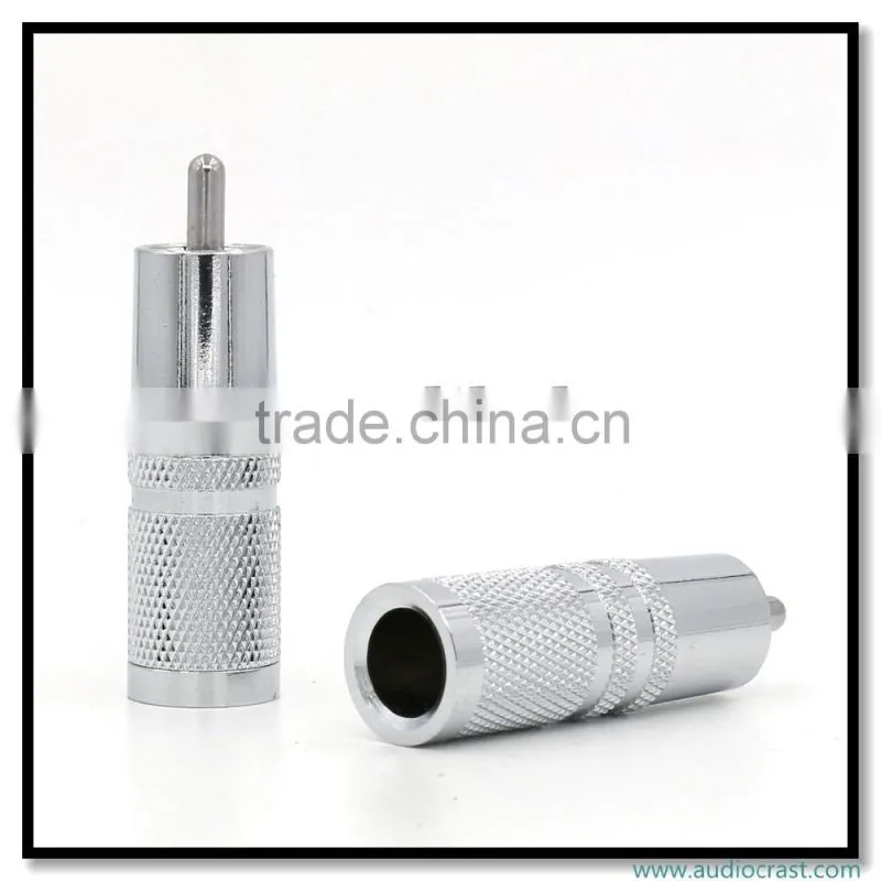 rhodium plated RCA terminals audio connector hifi audio