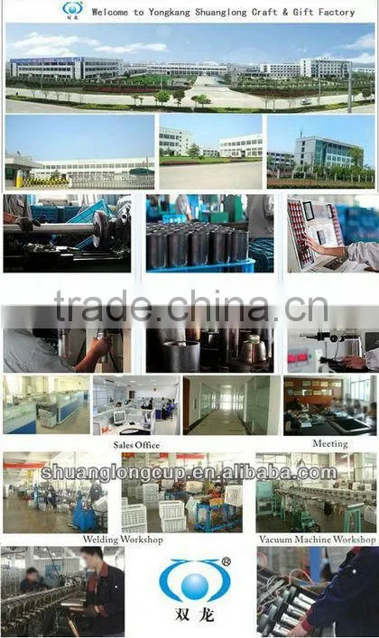 clear plastic double wall mug blue coffee mug flask printing