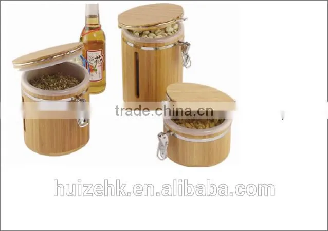 Bamboo canister
