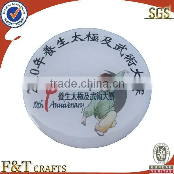 promotional felt print cheap custom badge