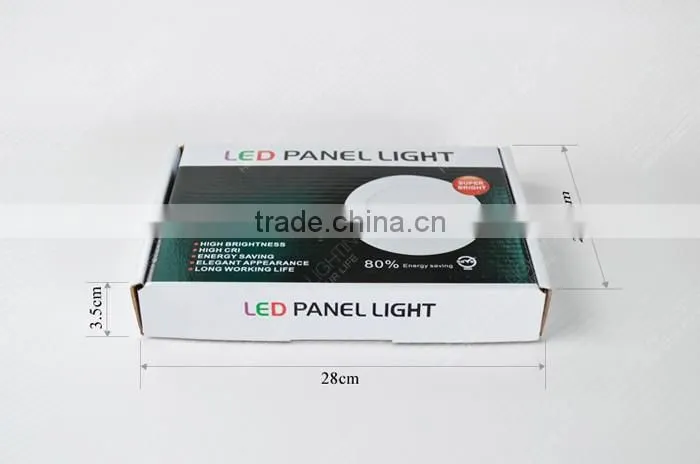 Small power 3W~18W LED Panel Light Factory
